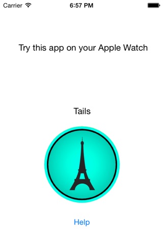 Coin Tossing for Apple Watch screenshot 2