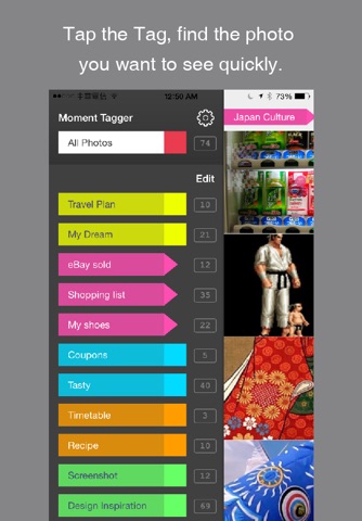 Moment Tagger-photos organizer screenshot 2