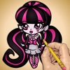 Drawing Lessons For Monster High Edition