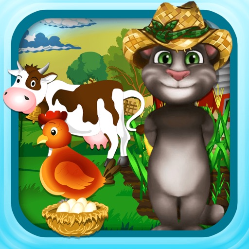 Little Baby Kids Farming Icon