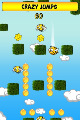 Bees Can Bounce and Jump - Endless Adventure screenshot 3