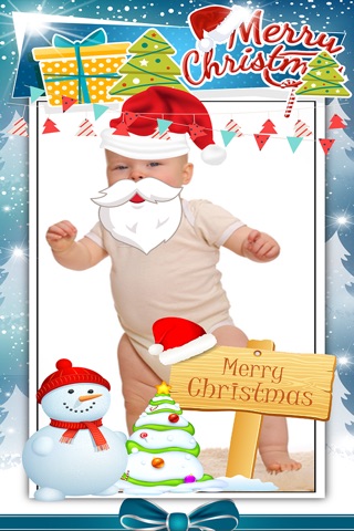 Santa Claus Holiday Christmasfy Photo Booth Editor Effect Camera screenshot 2