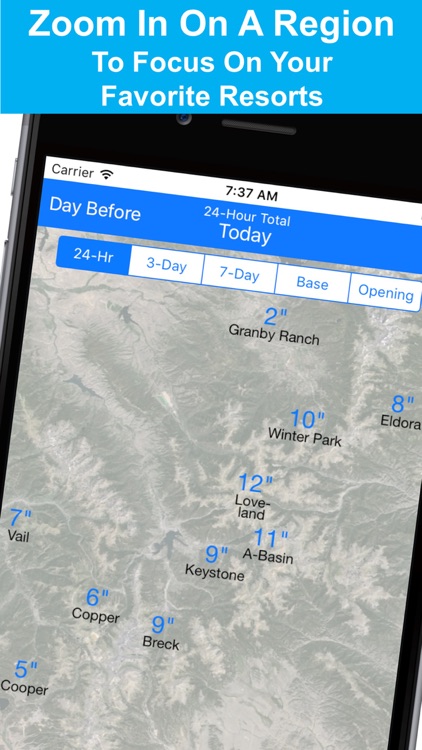 Colorado Snow Map & Webcams