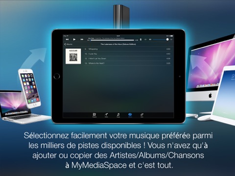 MyAudioStream HD Pro UPnP audio player and streamer for iPad screenshot 3