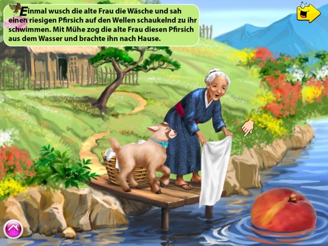 Momotaro Interactive Story Book for Kids - educational kids classic fairy tale screenshot 4