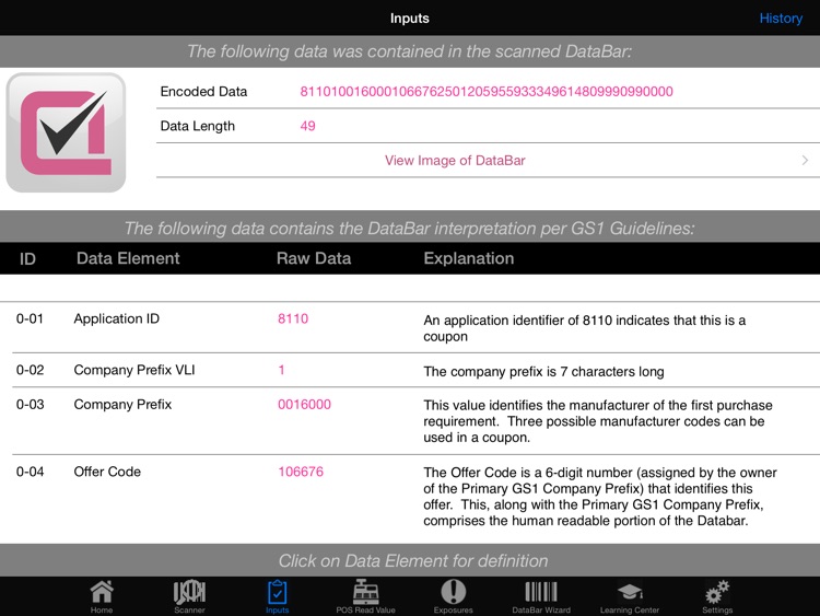 CHEQR PRO DataBar Tool screenshot-3