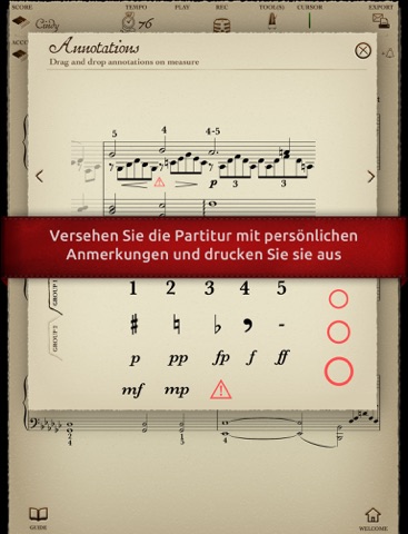 Play Schubert – Impromptu n°3, Opus 90 (partition interactive pour piano) screenshot 4