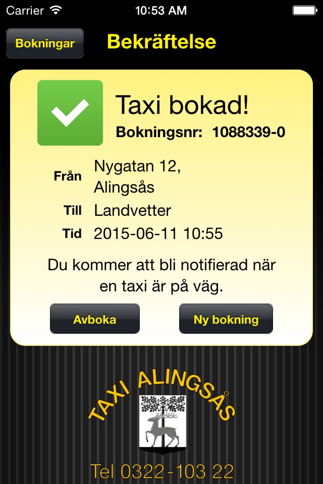 Taxi Alingsås screenshot 3