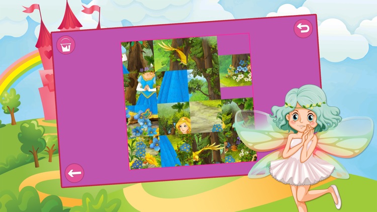 Kids Slide Puzzle Princess Free screenshot-3