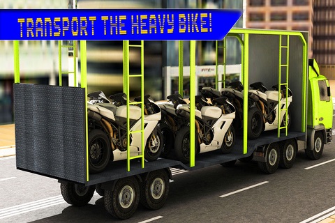 Transport Truck Driver Motorcycle Cargo Simulator 3D screenshot 2