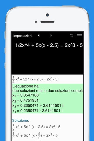Quartic Equation Calculator screenshot 2