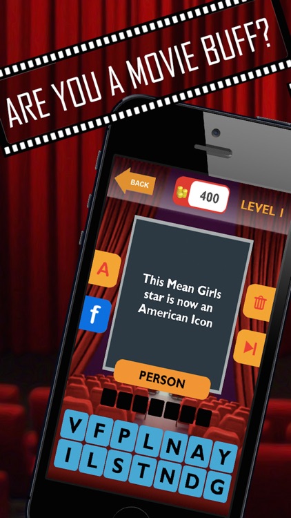 Movie Trivia Quiz: Guess pop movie stars, actors, actresses. New fun puzzles!