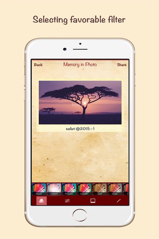 Memory In Photo - a free image editor to design and share memorial photos screenshot 3