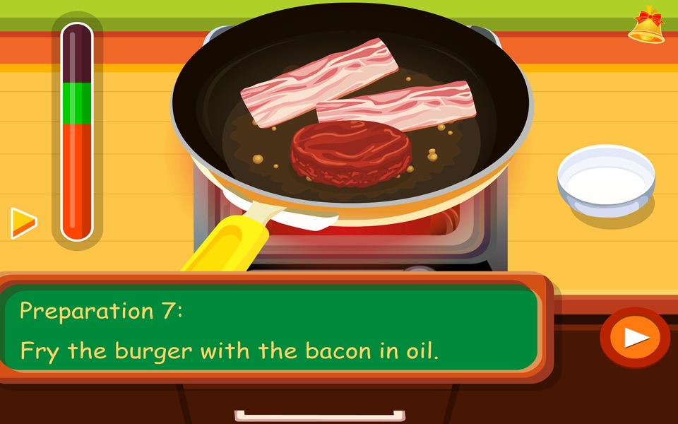 Tessa’s Hamburger – learn how to bake your hamburger in this cooking game for kids screenshot 3