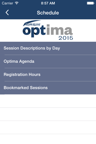 NASM Optima 2015 screenshot 4