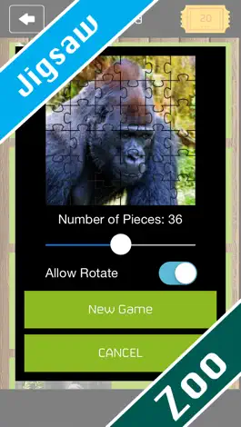 Game screenshot Zoo Animals Jigsaw Puzzle Spectacular FREE mod apk