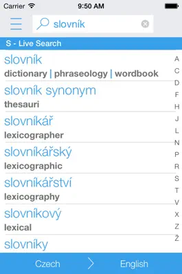 Game screenshot Free Czech English Dictionary and Translator (Česko - anglický slovník) apk