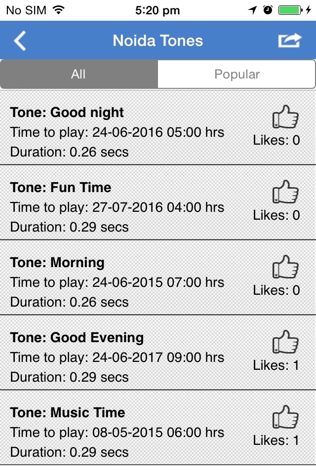 MyCityMyTone screenshot 2