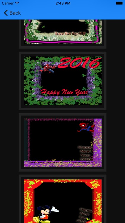 2016 Christmas & New Year Customize Card Frame screenshot-3
