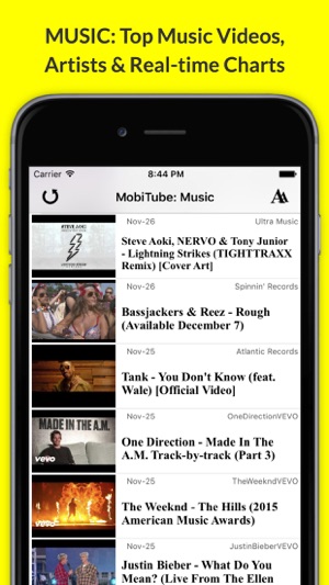 MobiTube: Best Videos on Music, Movies, Games, Funny Stuff &(圖1)-速報App