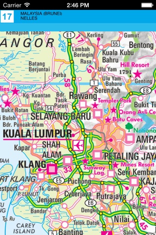 Малайзия, Бруней. Туристическая карта. screenshot 4