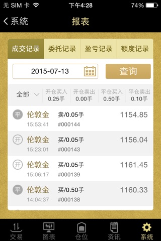 盈富金汇GTS手机交易软件 screenshot 4