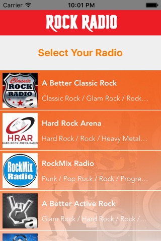 Rock Radio - Classic, Hard, Punk and Rock and Roll Music. screenshot 2