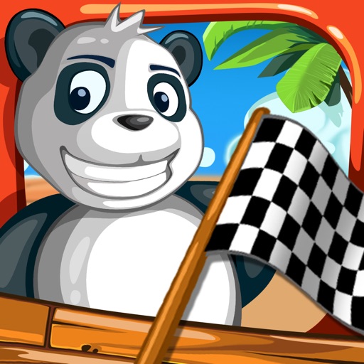 Turbo Toy Car - Panda Beach Race: High-Speed Buggy Driving Arcade icon