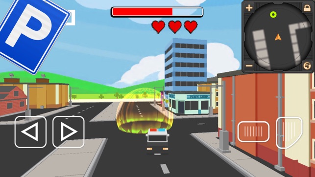 Car-Toon Pixel City Park-ing Sim-ulator Driving School Lite(圖3)-速報App