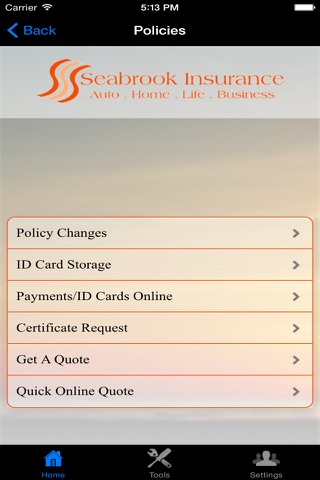 Seabrook Insurance screenshot 2