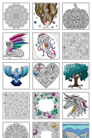 Mindfulness coloring - Anti-stress art therapy for adults (Book 4) screenshot 2
