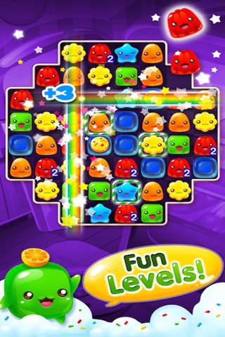 Jelly Gummy Blast - 3 match puzzle game screenshot 2