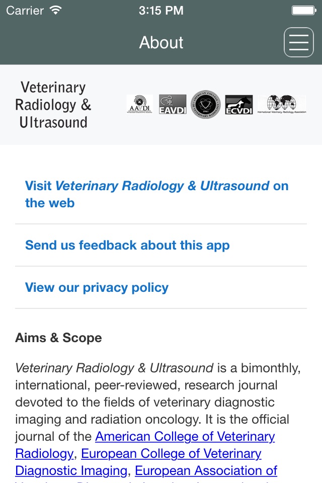Veterinary Radiology & Ultrasound screenshot 3