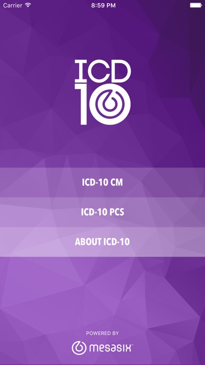 ICD-10 mesasix
