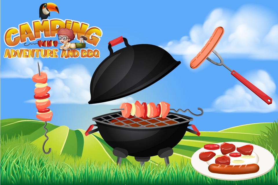 Camping Adventure & BBQ - Outdoor cooking party and fun game screenshot 3