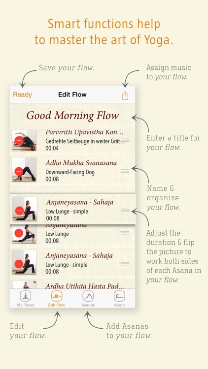 Yoga2go - myFlows