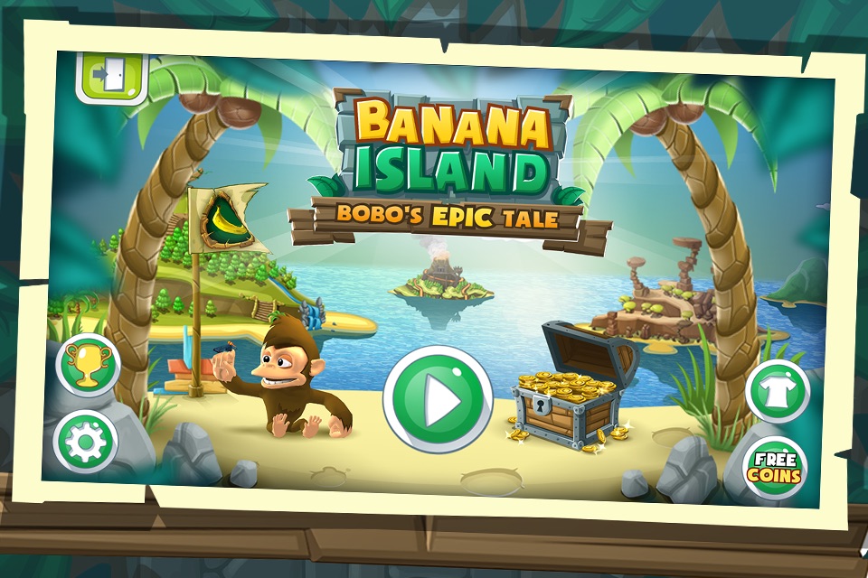 Banana Island Bobo's Epic Tale – Monkey Run & Jump Arcade Game screenshot 2