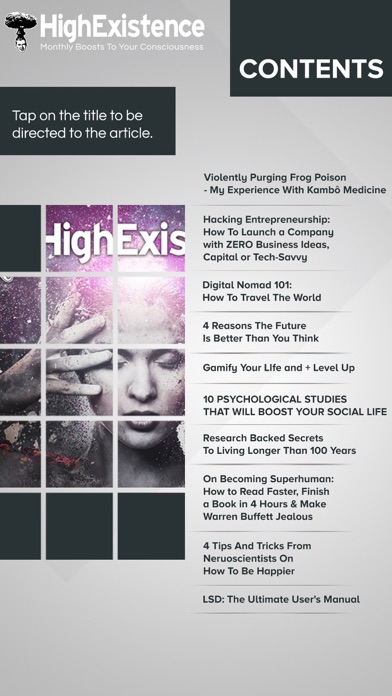 High Existence Magazine screenshot1