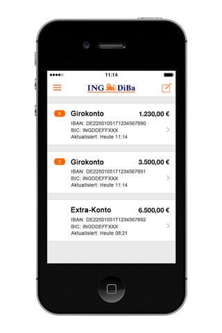 ING-DiBa Kontostand screenshot 2