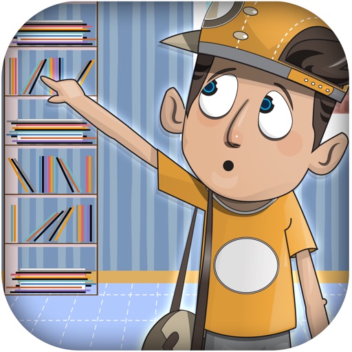 Jumping Teen Escape - Lazy Boy Avoiding Books - Premium icon