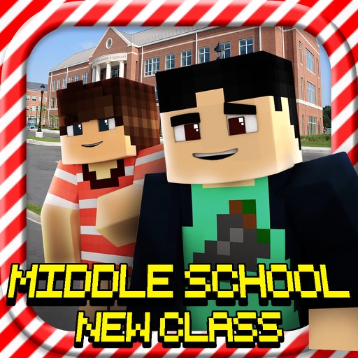 MIDDLE SCHOOL - NEW CLASS : MC Block Mini Game 3D icon
