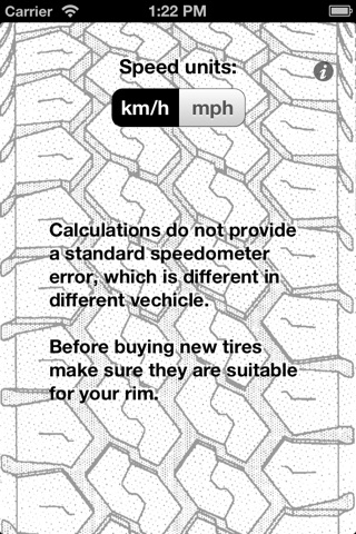 wheels speed calculator screenshot 4