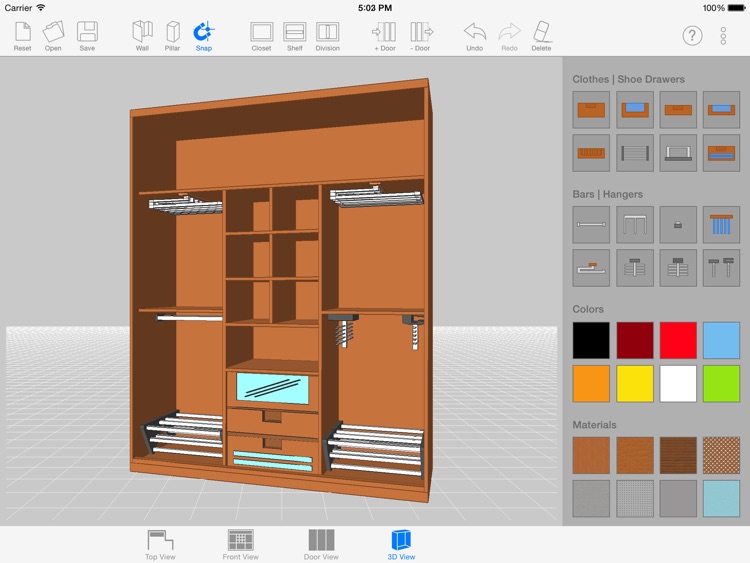 Sketch Arm - 3D Closet Designer