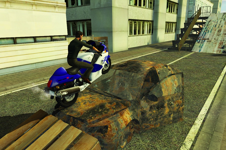 Bike Stunt Challenge 3D Free screenshot 2