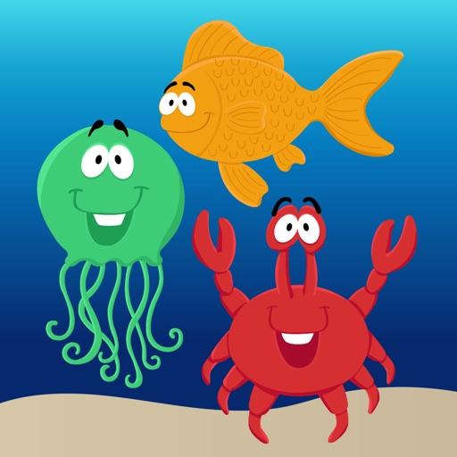 Toddler Aquarium Puzzle Free: Fish sticker book iOS App