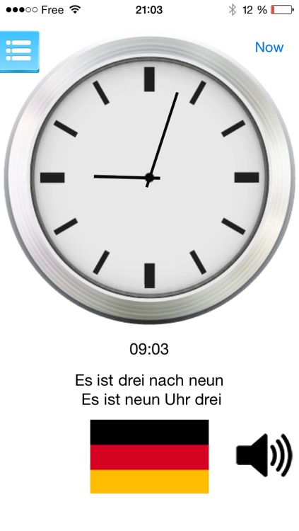 Multilingual speaking clock - free version screenshot-4