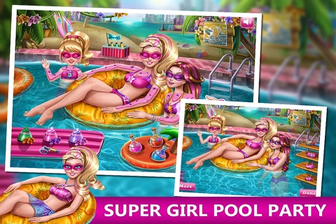 Super Girl Pool Party - Kids Games screenshot 4