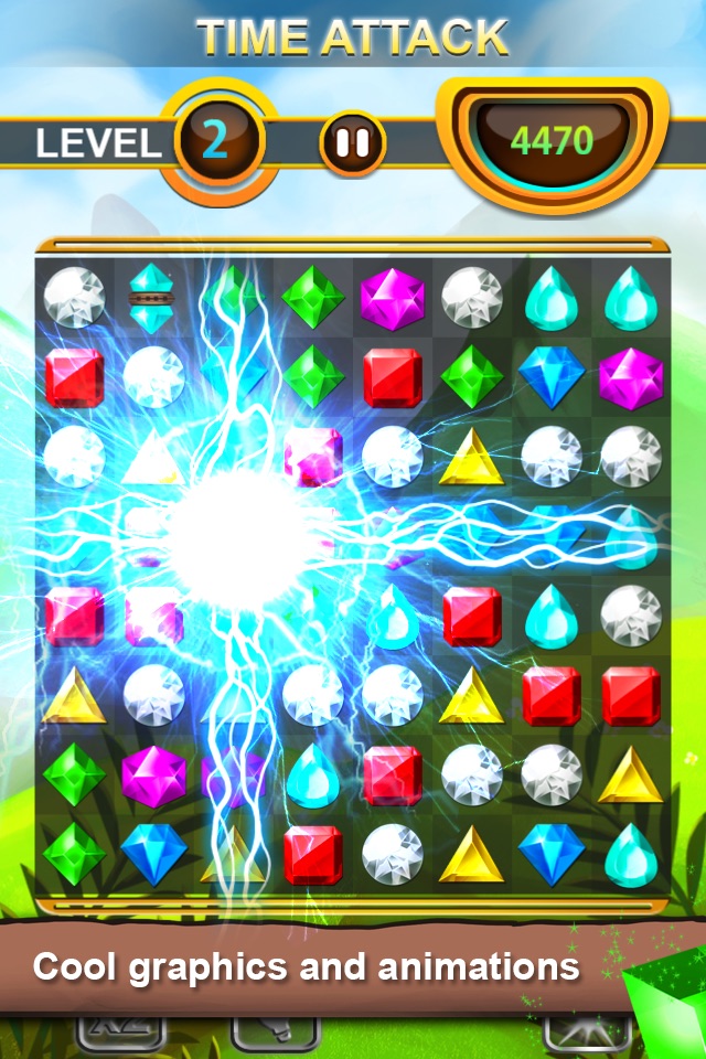 Jewels Quest - Classic Match-3 Puzzle Game screenshot 2
