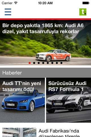 Tasit.com Audi Haber, Video, Galeri, İlanlar screenshot 2