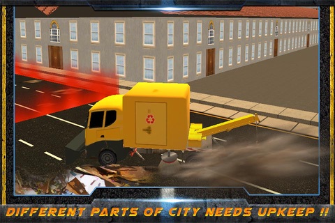 City Driver Garbage Road Truck: Metro Cleaning Crew Simulator screenshot 2